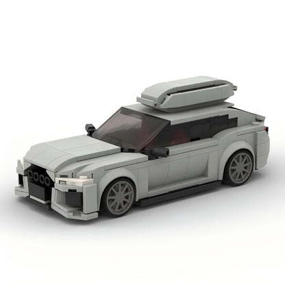 C8 Avant Sport Wagon Performance Estate Car Building Kit | LEGO-Compatible MOC - 1