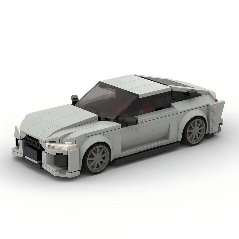C8 Avant Sport Wagon Performance Estate Car Building Kit | LEGO-Compatible MOC - 1