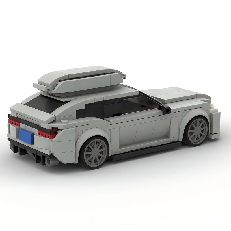 C8 Avant Sport Wagon Performance Estate Car Building Kit | LEGO-Compatible MOC - 3