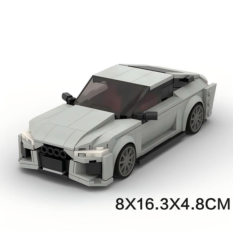 C8 Avant Sport Wagon Performance Estate Car Building Kit | LEGO-Compatible MOC - 3