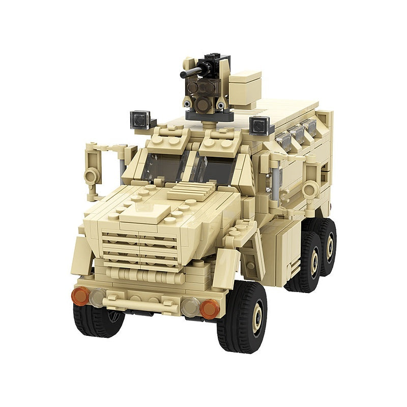 Caiman MRAP Tactical Vehicle MOC Building Kit | 521 PCS Armored Vehicle Model - 1