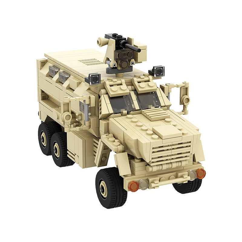 Caiman MRAP Tactical Vehicle MOC Building Kit | 521 PCS Armored Vehicle Model - 3