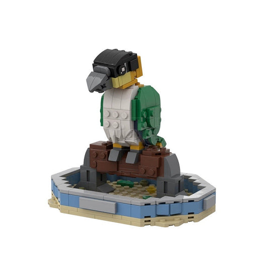 Caique Parrot MOC Building Kit | Colorful Tropical Bird Model - 2