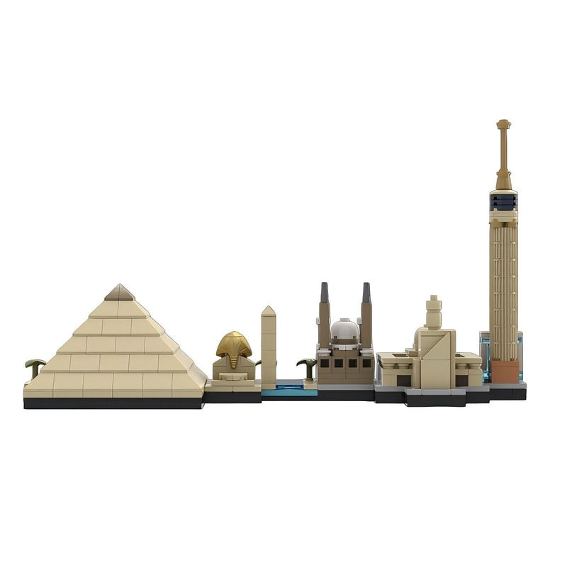 Cairo Egypt Skyline Building Kit | LEGO-Compatible MOC - 2