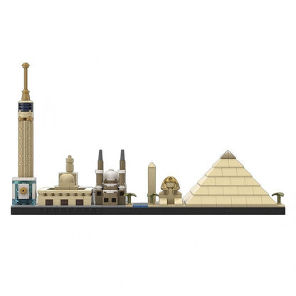 Cairo Egypt Skyline MOC Building Kit | Ancient City Architecture Model - 1