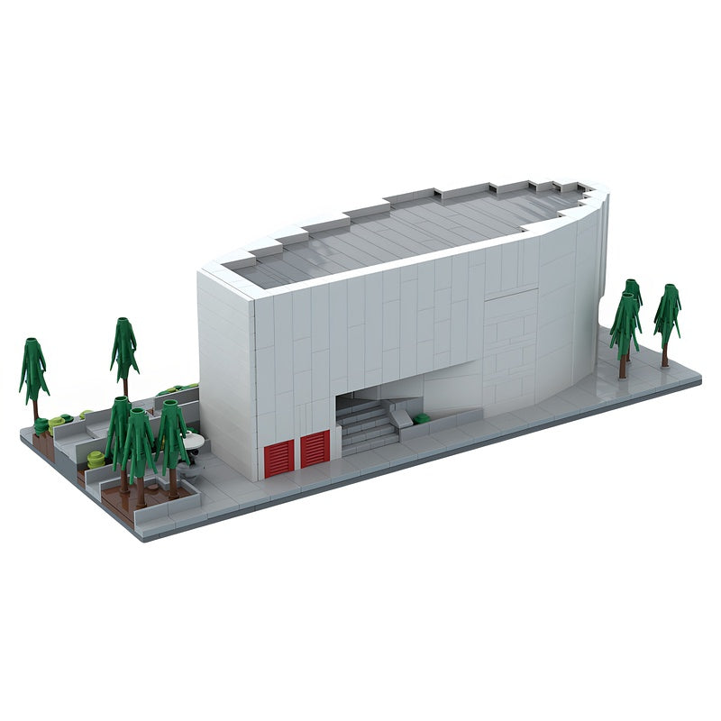 Calgary New Central Library Architecture MOC Building Kit - 2