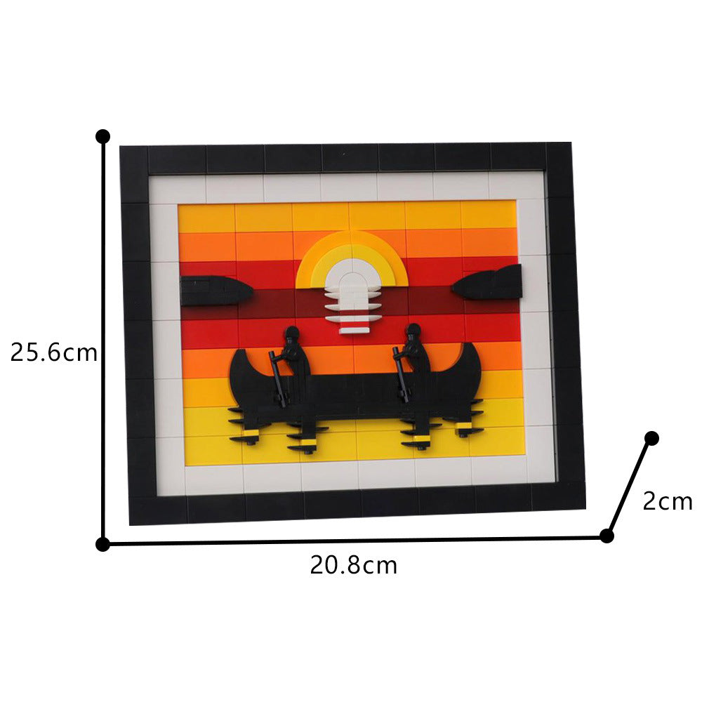 Canoe at Sunset Building Kit | LEGO-Compatible MOC - 4