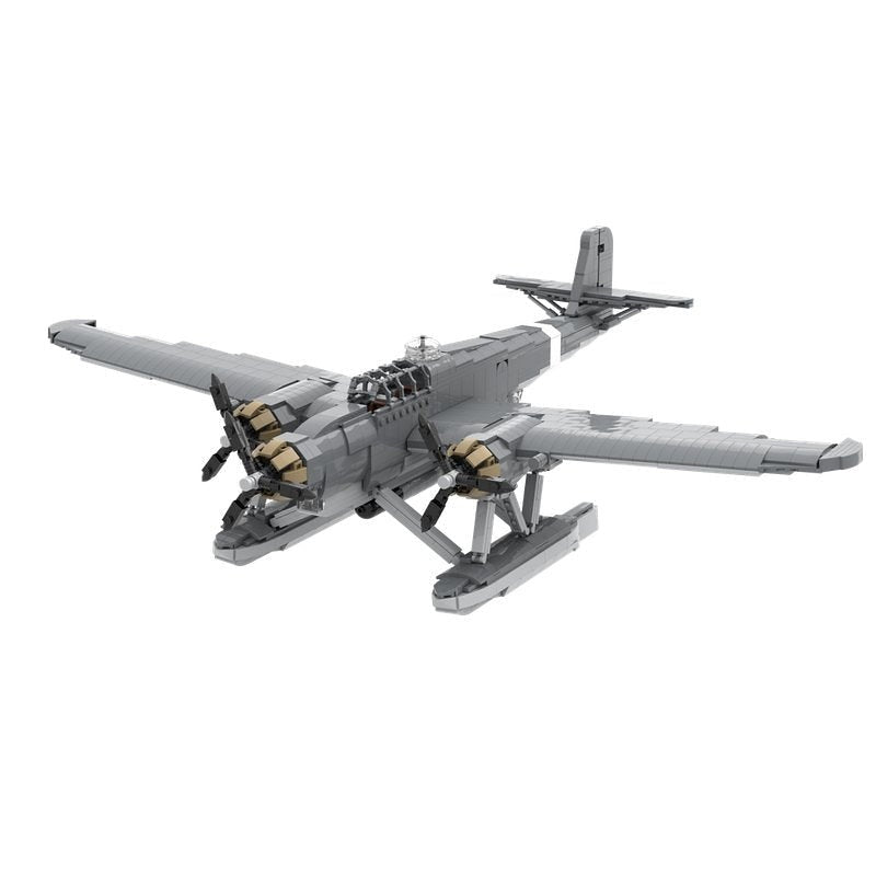 CANT Z.506 Airone Seaplane MOC Building Kit | 1/35 Scale Military Aircraft Model - 1