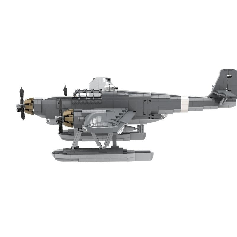 CANT Z.506 Airone Seaplane MOC Building Kit | 1/35 Scale Military Aircraft Model - 3