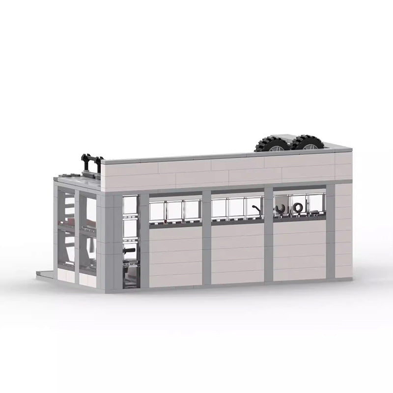 car repair shop compatible building set | 494 pcs - 4