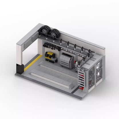 car repair shop compatible building set | 494 pcs - 5