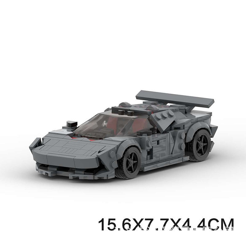 Carbon Fiber V10 Concept Hypercar Building Kit | LEGO-Compatible MOC - 6