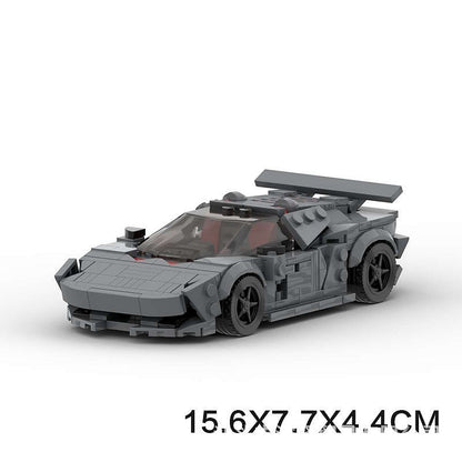 Carbon Fiber V10 Concept Hypercar MOC Building Kit | Vehicle Model - 6