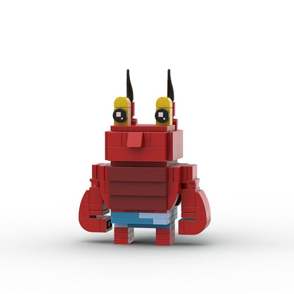 Cartoon Ocean Character MOC Building Kit | Custom Block Model Collection - 14