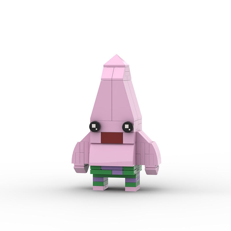 Cartoon Ocean Character MOC Building Kit | Custom Block Model Collection - 2