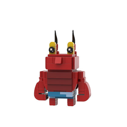 Cartoon Ocean Character MOC Building Kit | Custom Block Model Collection - 4
