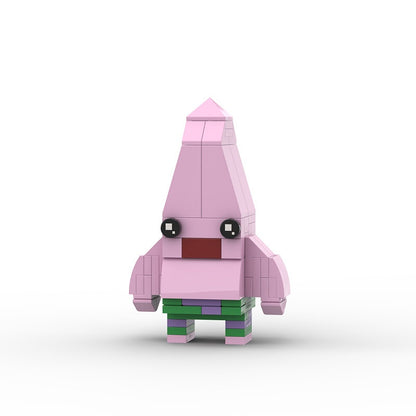 Cartoon Ocean Character MOC Building Kit | Custom Block Model Collection - 6