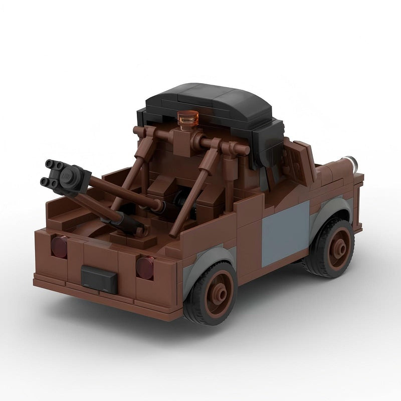 Cartoon Rusty Tow Truck Building Kit | LEGO-Compatible MOC - 2