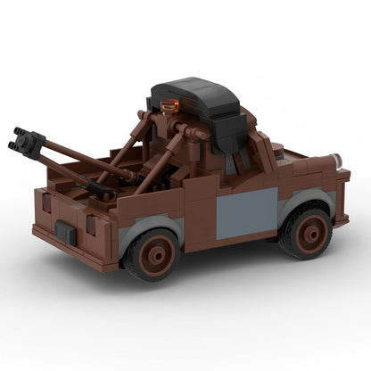 Cartoon Rusty Tow Truck Building Kit | LEGO-Compatible MOC - 4