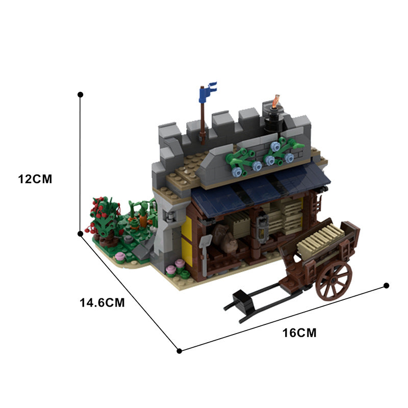 Castle Expansion: Rickyard & Farmland Building Kit | Compatible MOC - 5