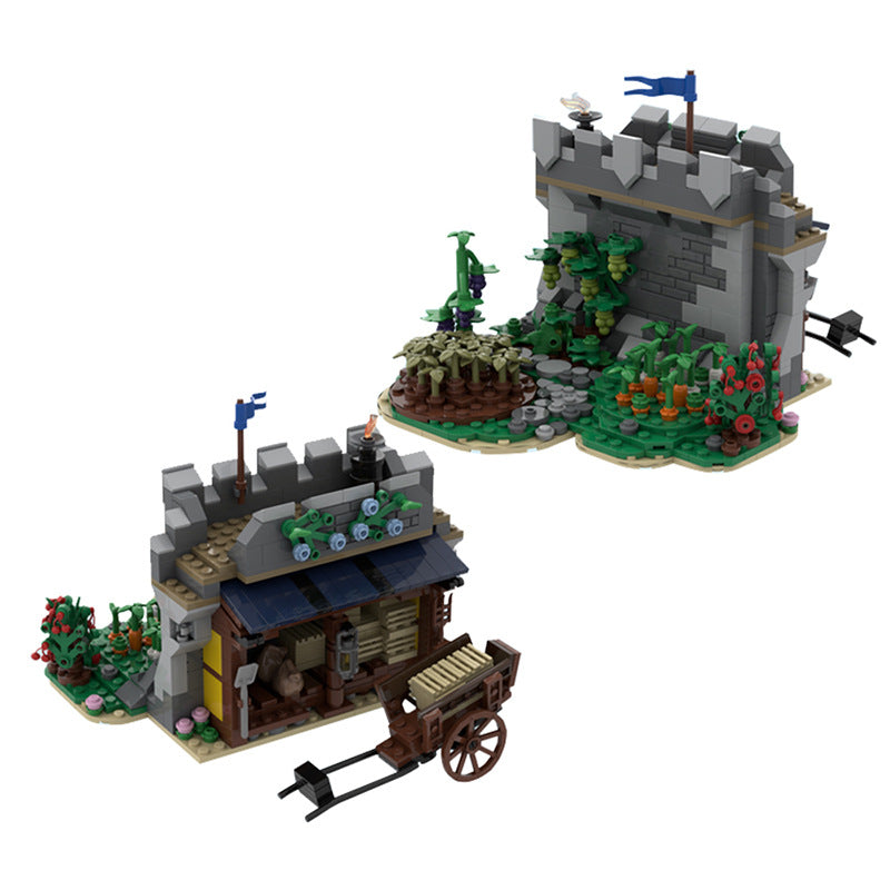 Castle Expansion: Rickyard & Farmland Building Kit | Compatible MOC - 1