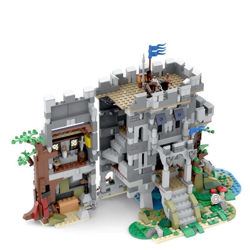 Castle In The Forest MOC Building Kit | Medieval Fortress Architecture - 2