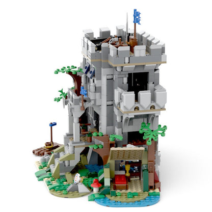 Castle In The Forest MOC Building Kit | Medieval Fortress Architecture - 3