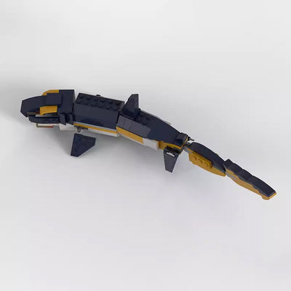 Cat Shark MOC Building Kit | Marine Animal Display Model Set - 4
