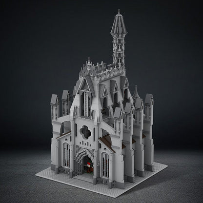 Cathedral of the Great Visage MOC Building Kit | Fantasy Architecture Model - 2