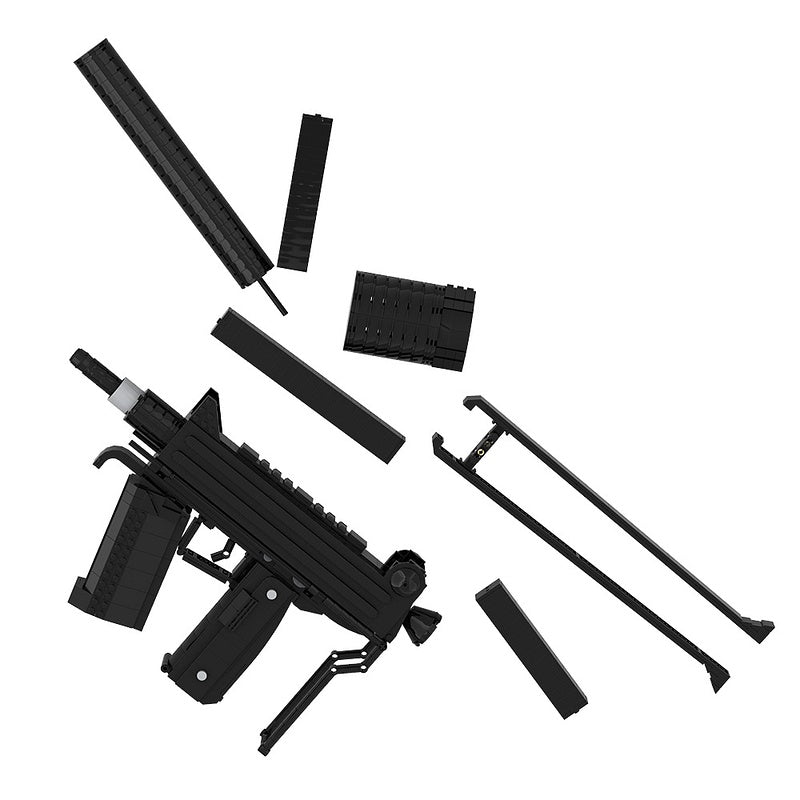 CBJ-MS Submachine Gun Building Kit | LEGO-Compatible MOC - 3
