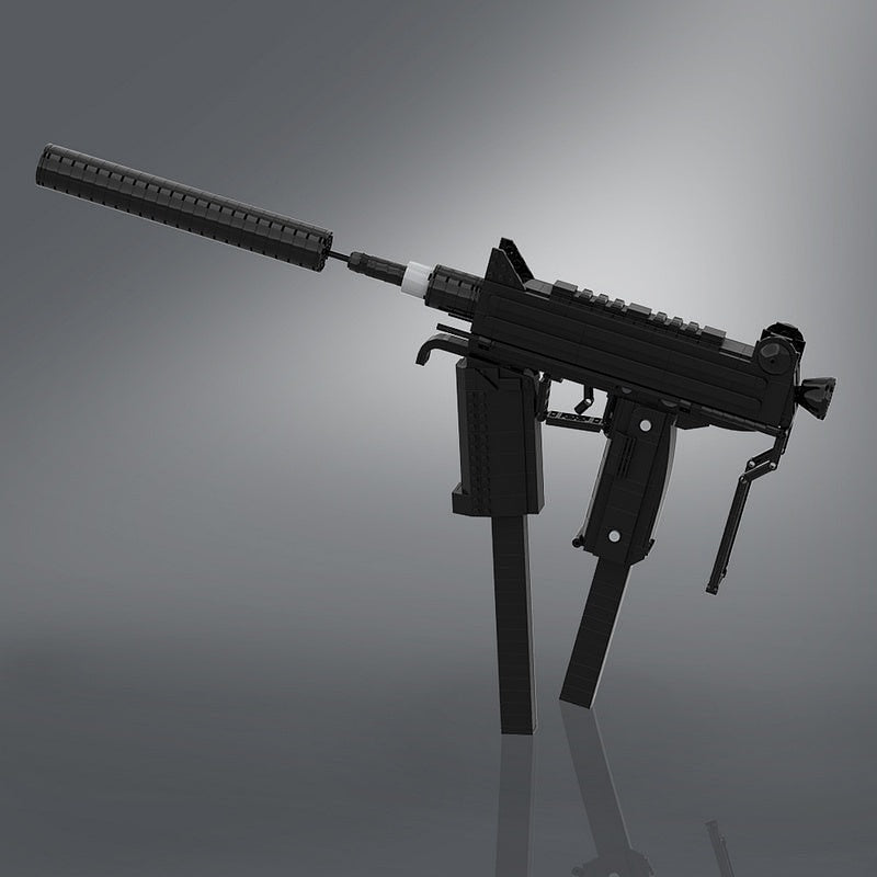 CBJ-MS Submachine Gun MOC Building Set | Tactical Military Replica Model - 4