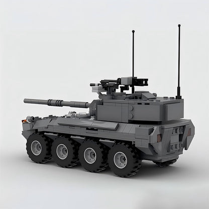 Centauro 120 mm Gun Armored Vehicle MOC Building Kit - 3
