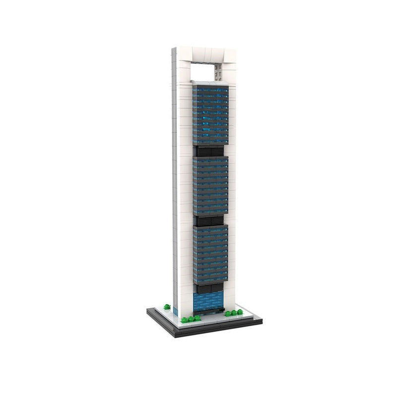 Cepsa Tower MOC Building Kit | 1:800 Scale Architecture Model - 1