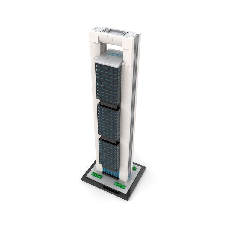Cepsa Tower MOC Building Kit | 1:800 Scale Architecture Model - 2