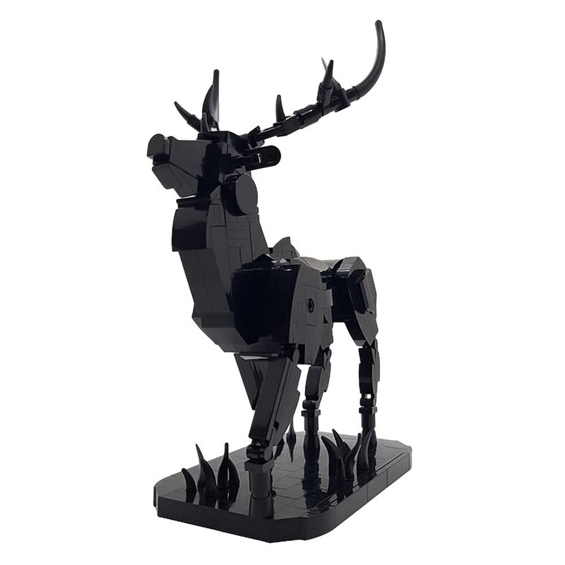Cervus Elaphus MOC Building Kit | Forest Deer Animal Sculpture - 5