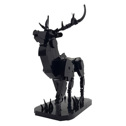 Cervus Elaphus MOC Building Kit | Forest Deer Animal Sculpture - 5
