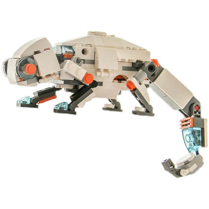 Chameleon Wildlife MOC Building Kit | Colorful Reptile Display Model - 6