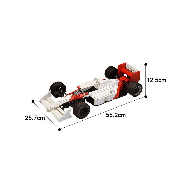 Championship Formula Racing Car MOC Building Kit | 1:8 Scale Vehicle - 2