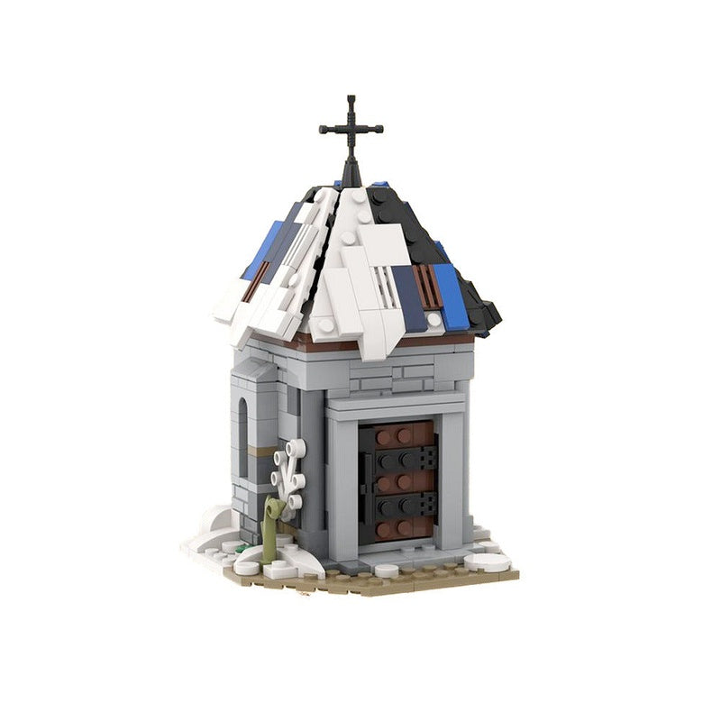 Chapel MOC Building Kit | Historic Architecture Model - 1