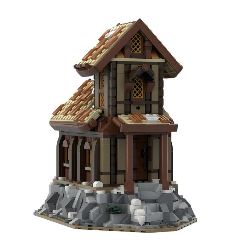 Chapel of Solitude Building Kit | LEGO-Compatible MOC - 5