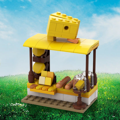 Cheese Stand Building Kit | LEGO-Compatible MOC - 2