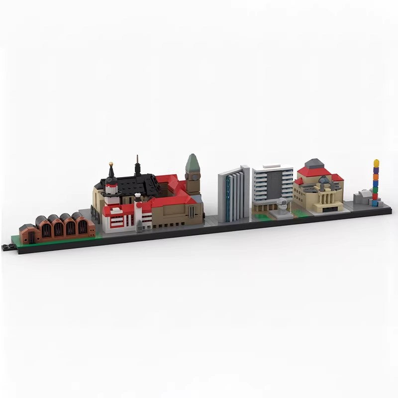 Chemnitz Skyline Building Kit | Compatible MOC - 1