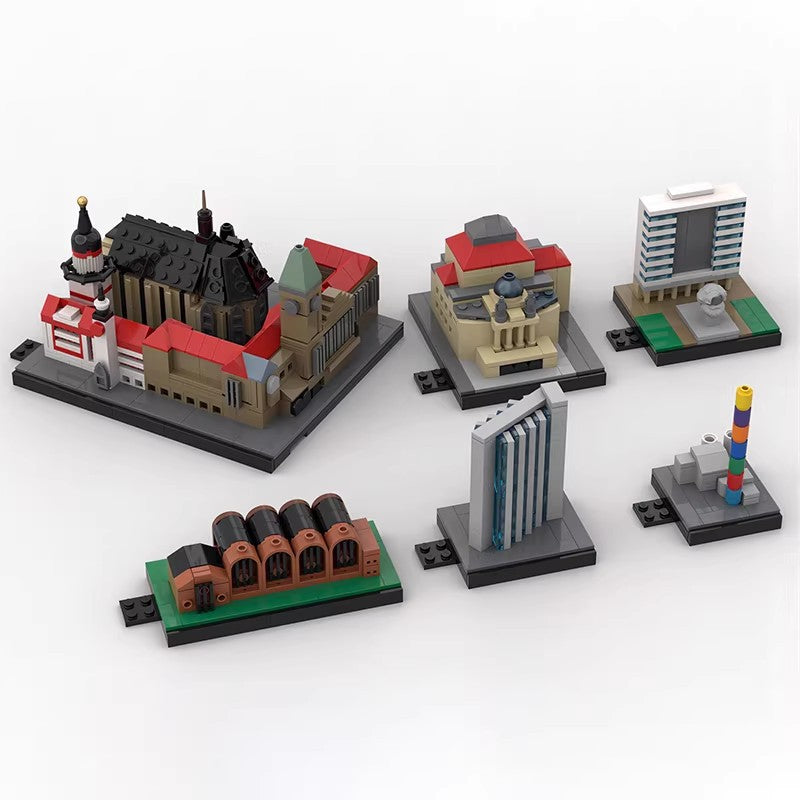 Chemnitz Skyline Building Kit | Compatible MOC - 2