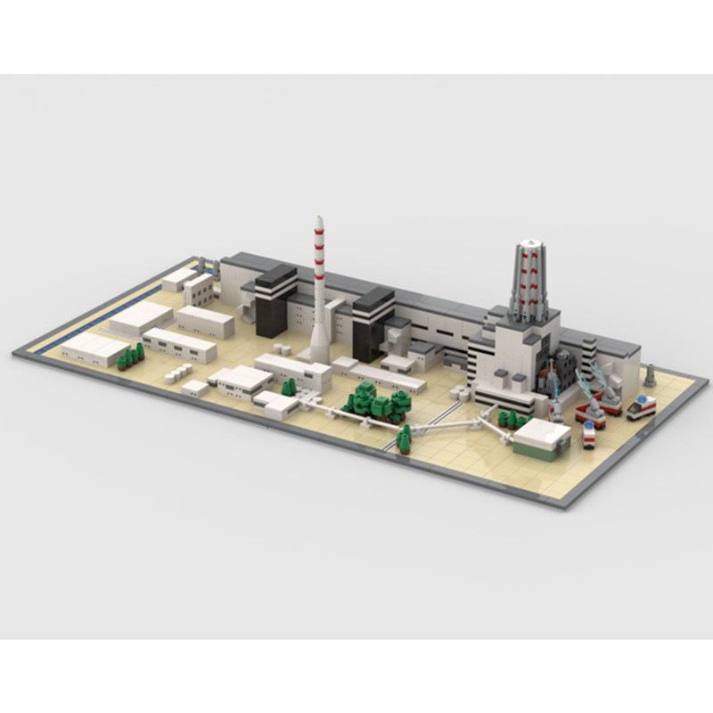 Chernobyl Power Plant Building Kit | LEGO-Compatible MOC - 2