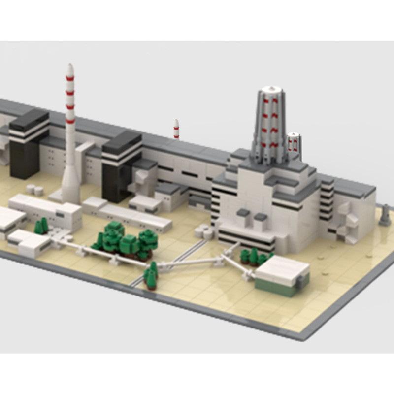 Chernobyl Power Plant Building Kit | LEGO-Compatible MOC - 3