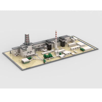 Chernobyl Power Plant Building Kit | LEGO-Compatible MOC - 4