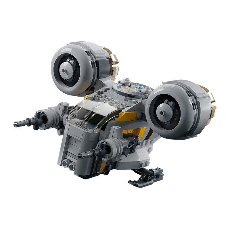 Chibi Bounty Hunter Space Gunship Building Kit | LEGO-Compatible MOC - 2