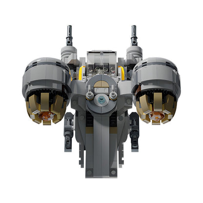 Chibi Bounty Hunter Space Gunship Building Kit | LEGO-Compatible MOC - 5