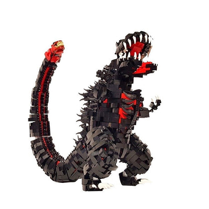 Chibi Nuclear Kaiju Monster Building Kit | LEGO-Compatible MOC - 1