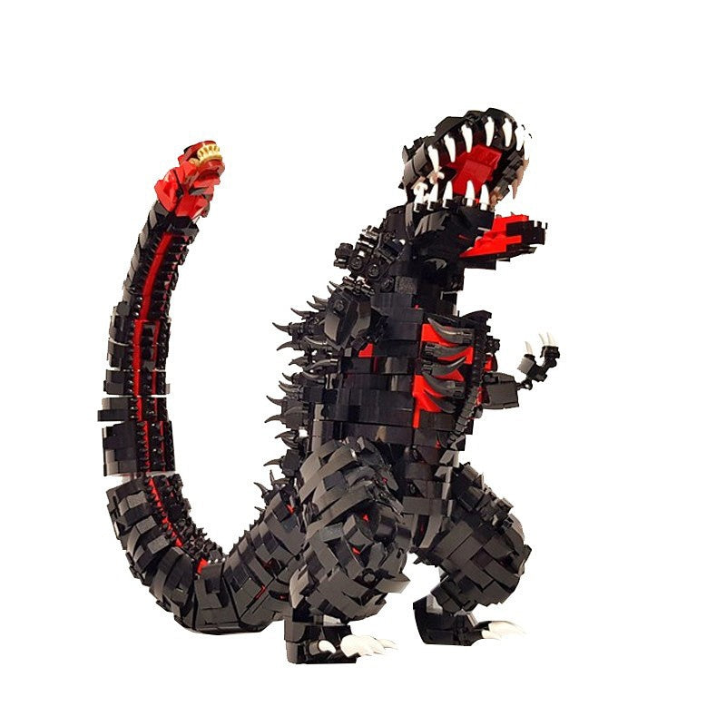 Chibi Nuclear Kaiju Monster Building Kit | LEGO-Compatible MOC - 2